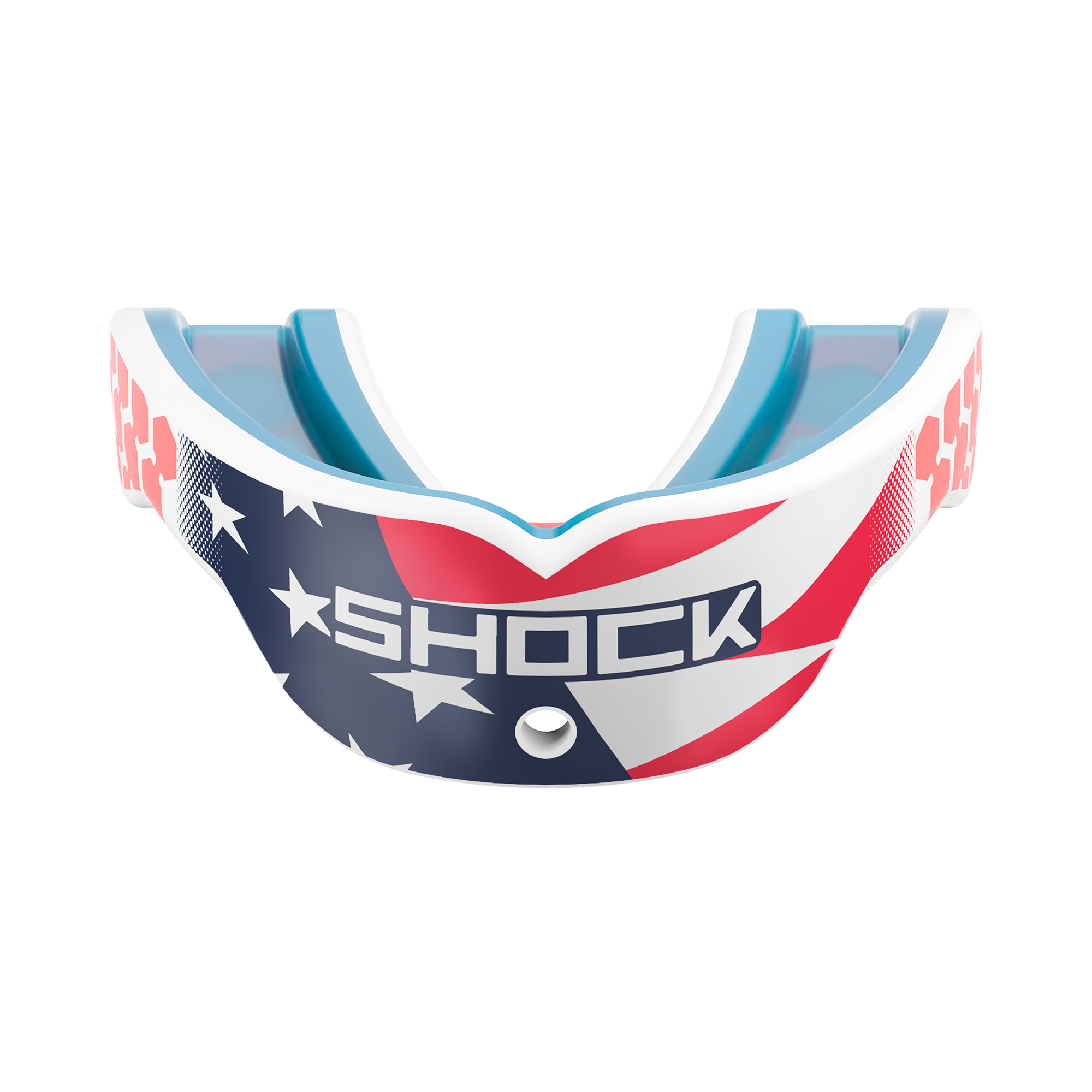 Shock Doctor Youth Chrome Stars & Stripes Max Air Flow Lipguard